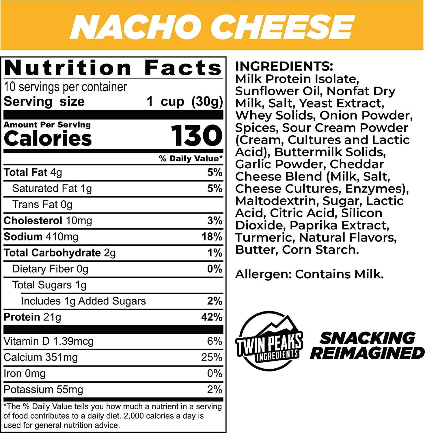 Nacho Cheese Protein Puffs