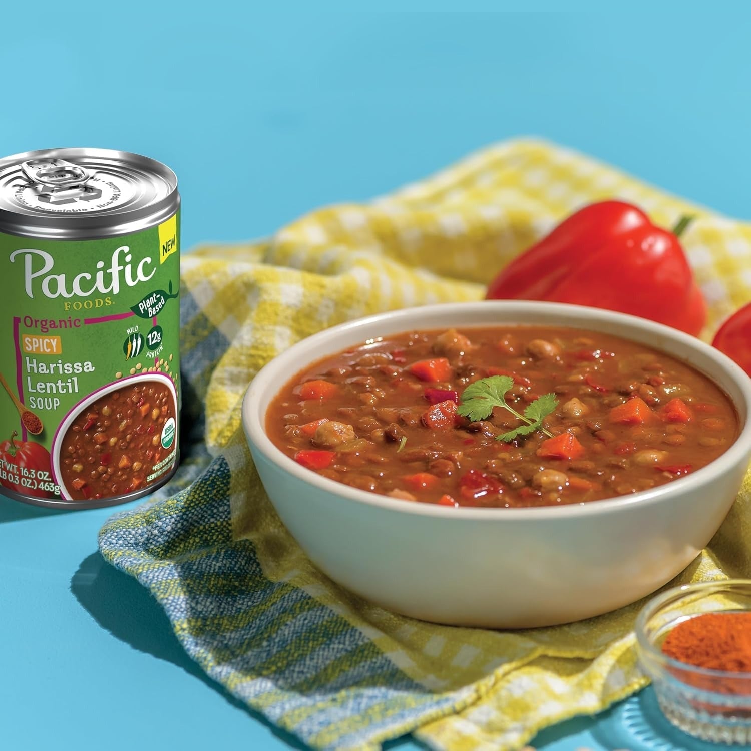 Organic Spicy Harissa Lentil Soup