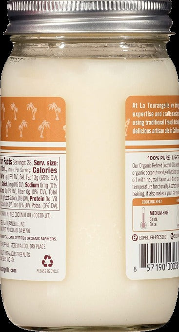 Organic Refined Coconut Oil