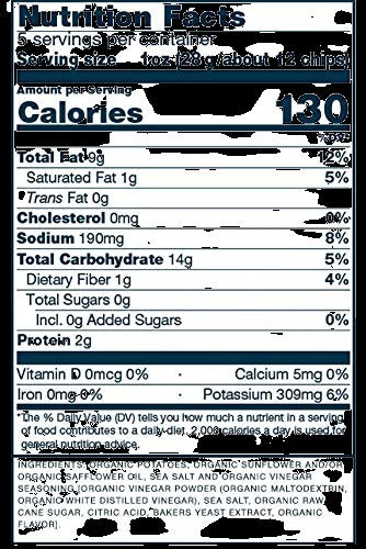 Sea Salt & Vinegar Potato Chips