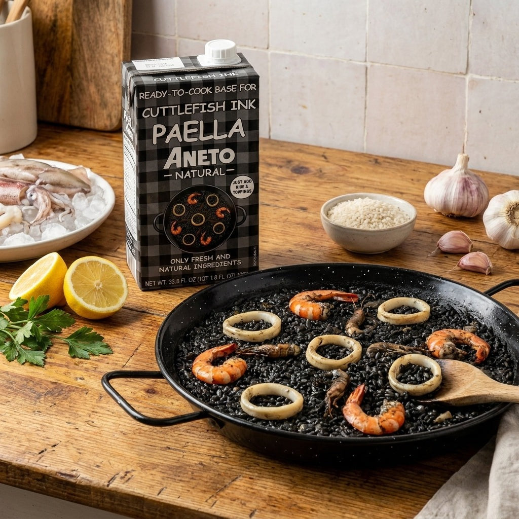 Squid Ink Paella Base