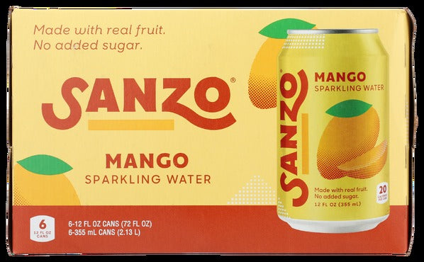 Mango Sparkling Water (6 Pack)