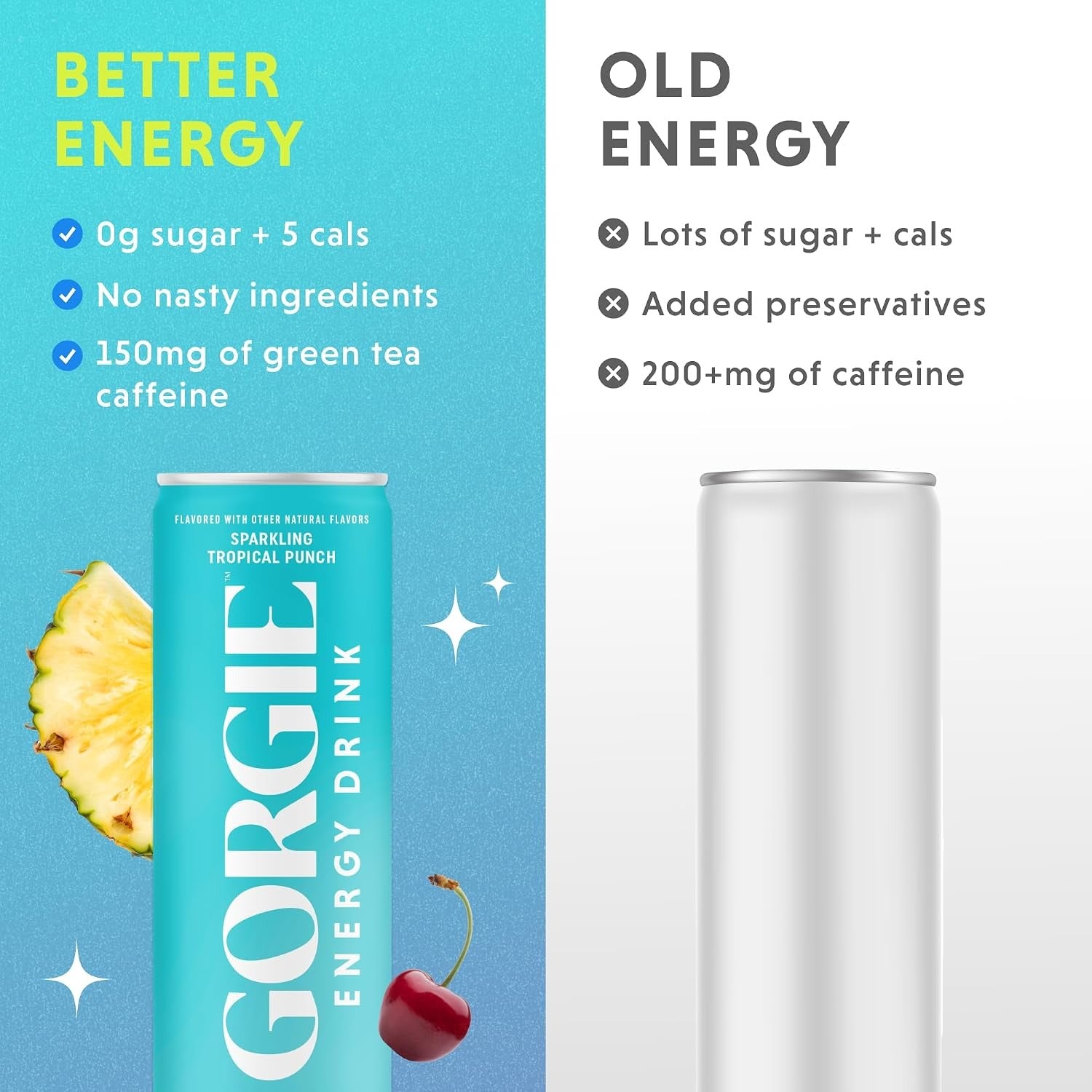 Sparkling Punch Energy Drink (4 Pack)
