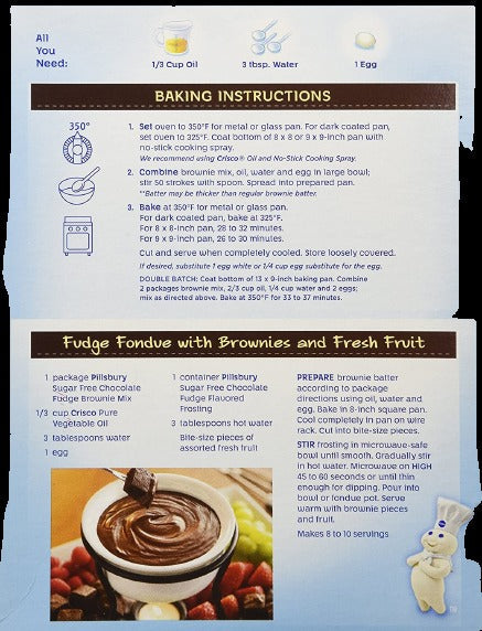 Sugar Free Chocolate Fudge Brownie Mix