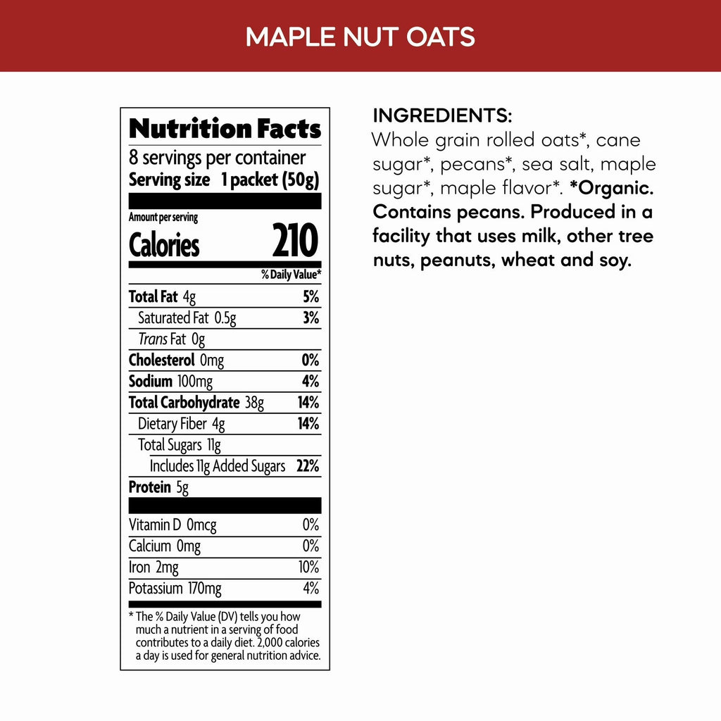 Organic Maple Nut Hot Cereal (8 CT)