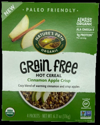Hot Cereal Cinnamon Apple Organic