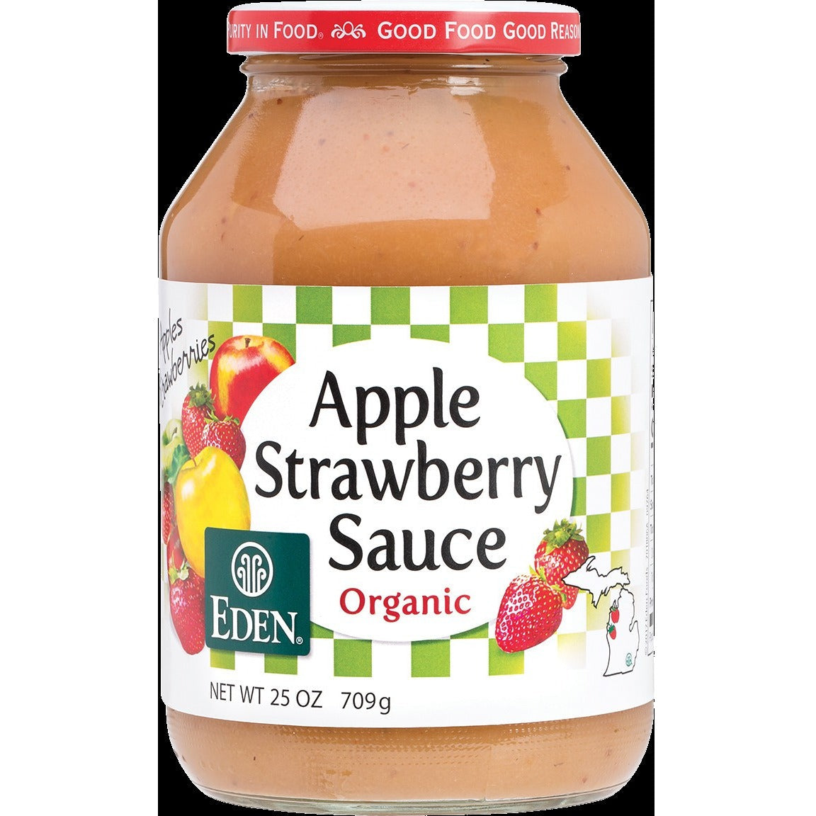 Organic Apple Sauce Strawberry