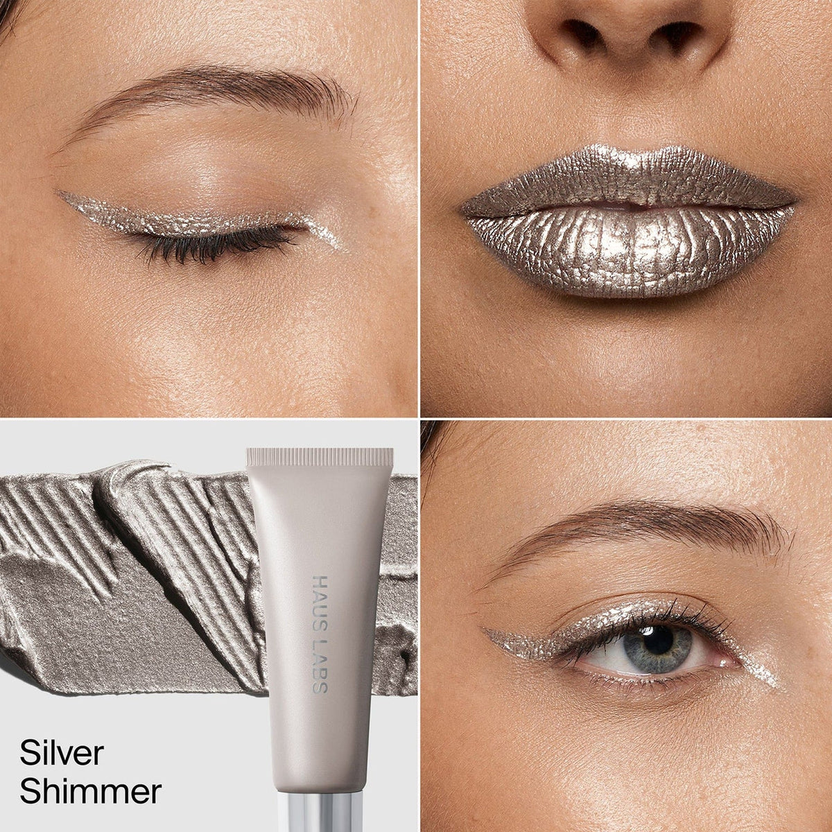 Hy-Power Eye, Cheek & Lip Pigment Paint - Silver Shimmer