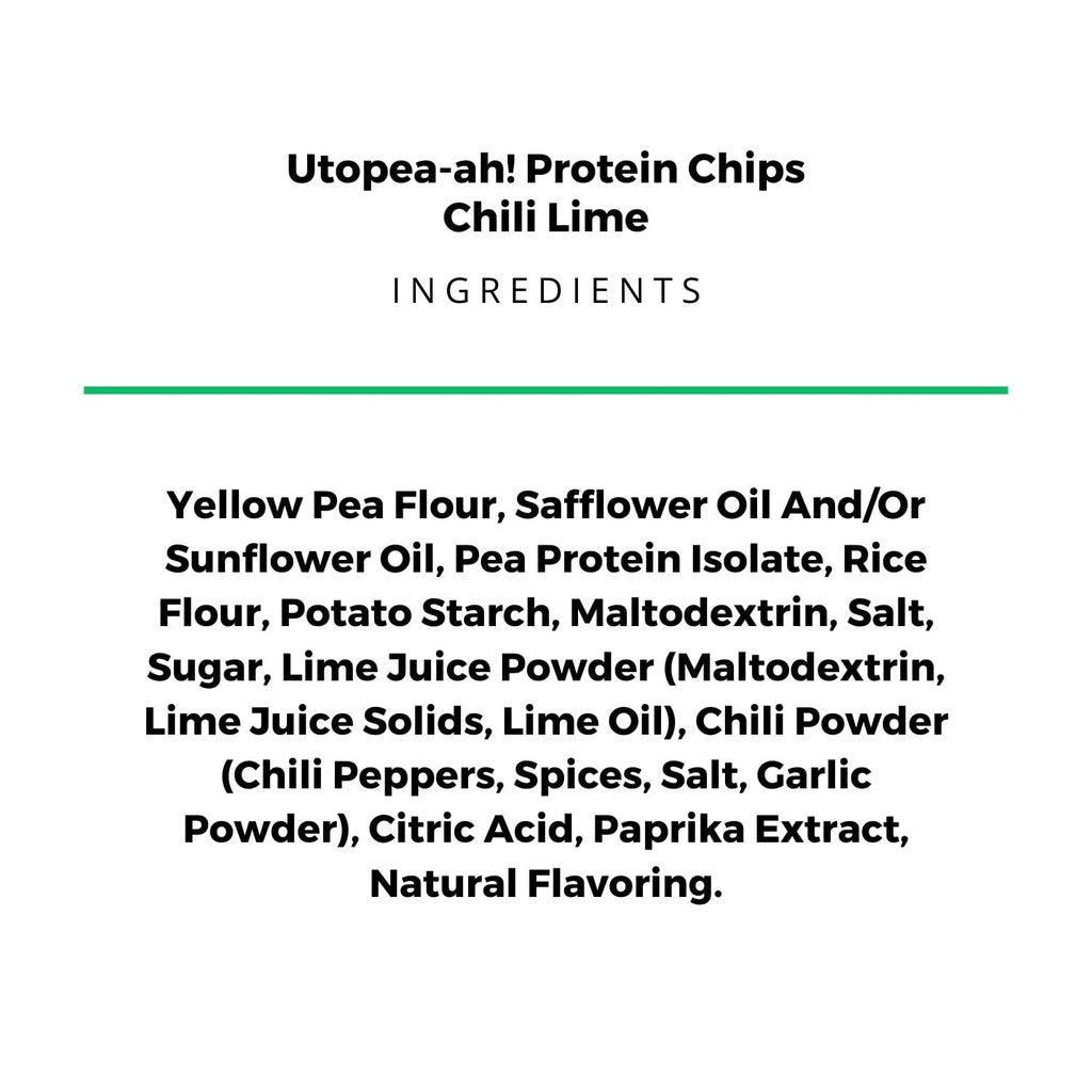 Utopeah-ah! Chili Lime Protein Chips