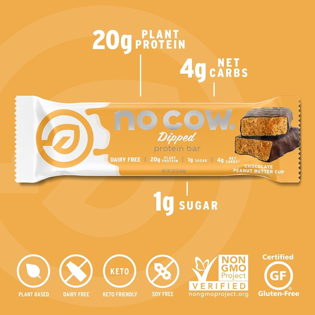 Dipped Chocolate Peanut Butter Cup Protein Bar (12 CT)