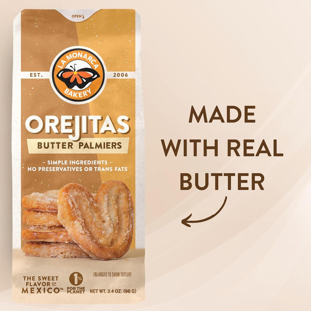 Butter Palmiers Orejitas Cookies