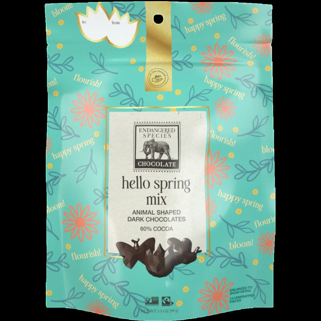 Hello Spring Mix Animal Shaped Dark Chocolates