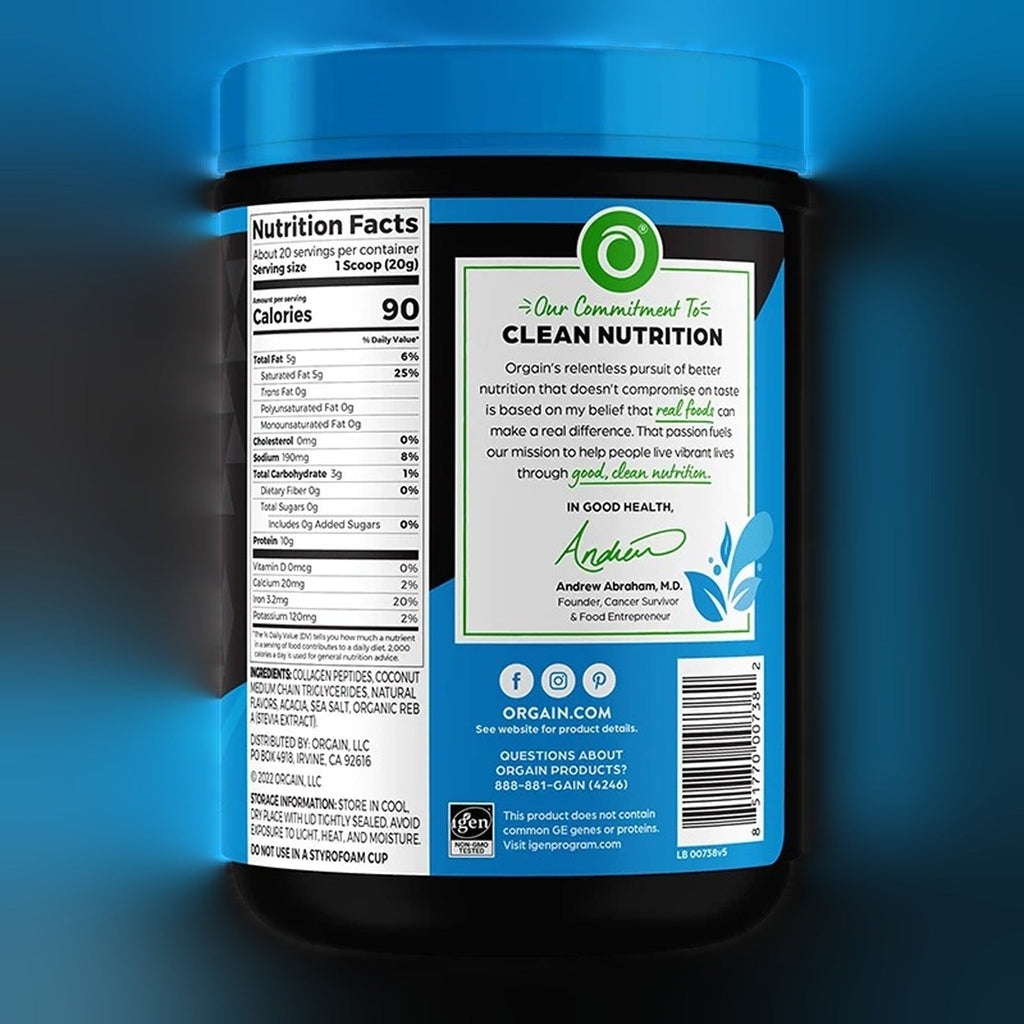 Organic Vanilla Collagen Protein Powder