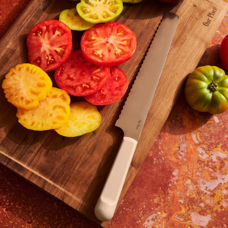 Serrated Slicing Knife - Steam