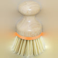 Bamboo Palm Dish Brush - Orange
