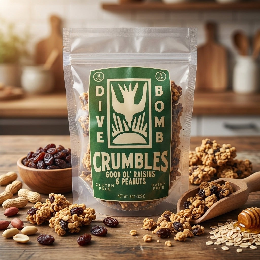 Dive Bomb Good Ol Raisins & Peanuts Crumbles Snack Mix