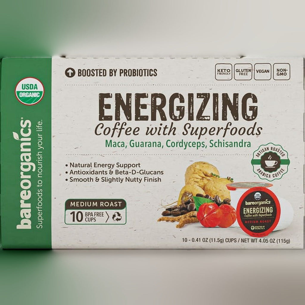 Medium Roast Energizing Coffee with Superfoods K-Cups (10 CT)