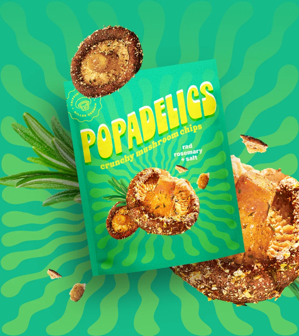 Rad Rosemary & Salt Crunchy Mushroom Chips (6 CT)
