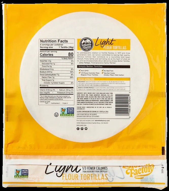 Flour Tortilla Light