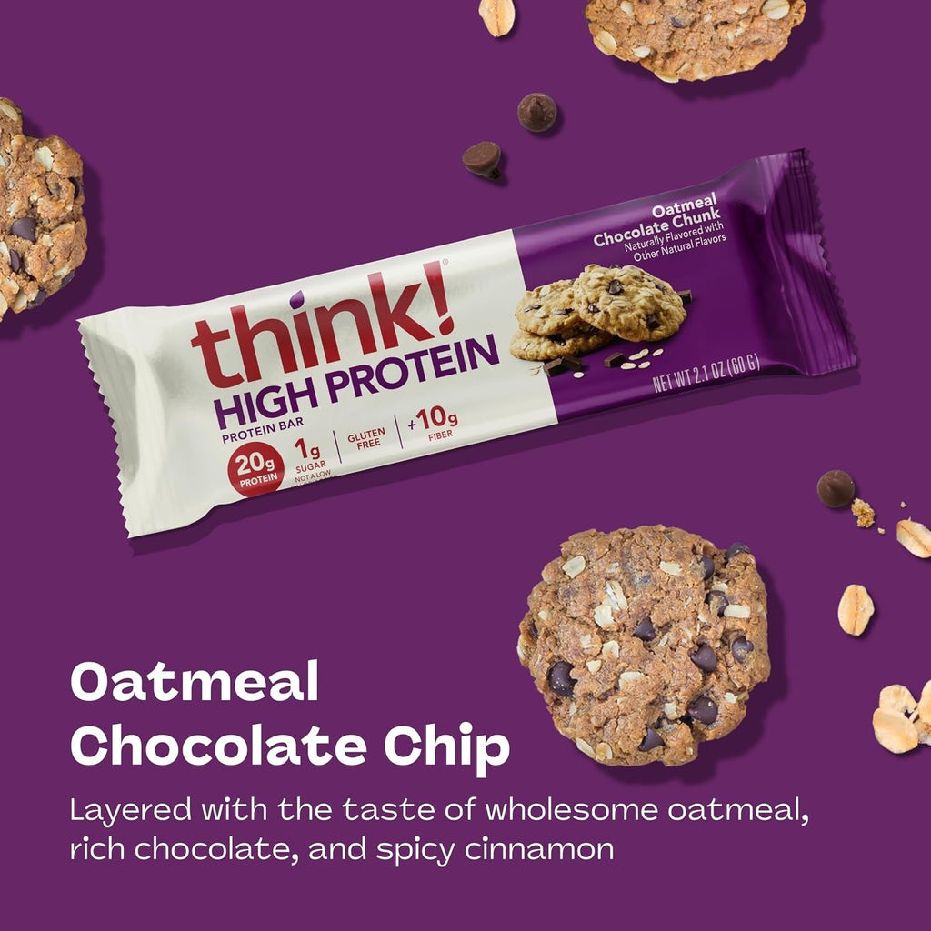 High Protein Bar Oatmeal Chocolate Chunk (10 CT)