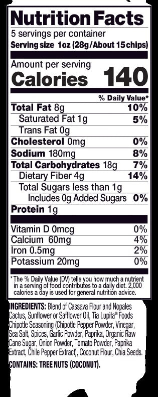 Chipotle Grain Free Tortilla Chips