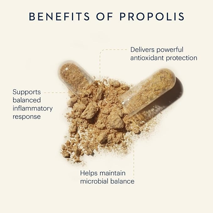 Pro Vitality Propolis Capsules With Vitamin C (90 CT)