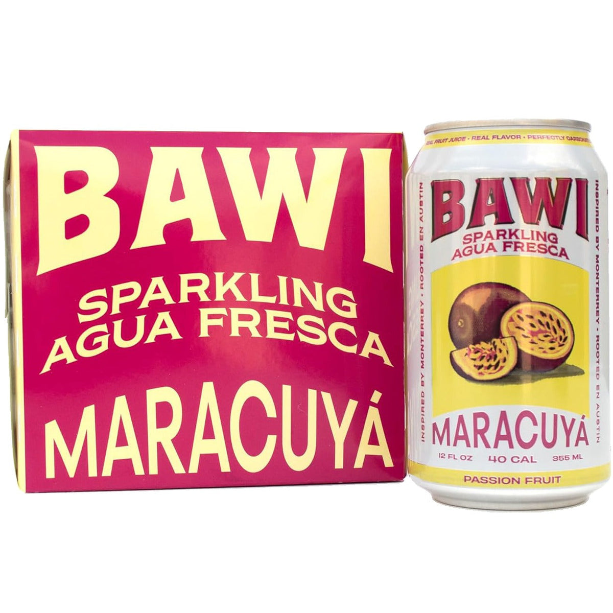 Sparkling Agua Fresca Maracuya - Passionfruit (4 Pack)