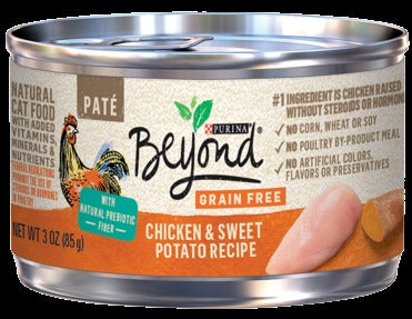 Grain Free Chicken & Sweet Potato Pate Cat Food (12 Pack)