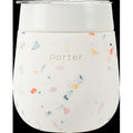 15oz Insulated Wine Glass - Terrazzo Cream