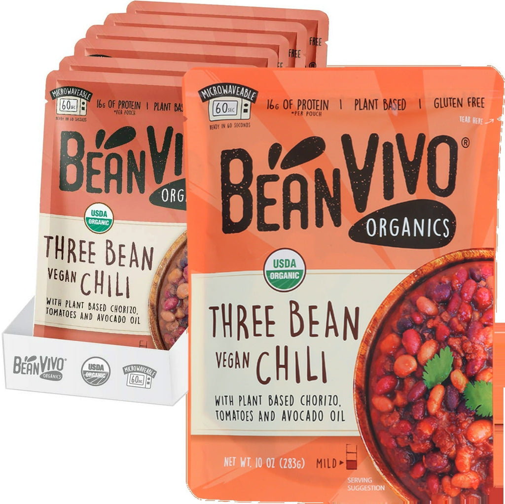 Organic Three Bean Vegan Chili (6 Pack)
