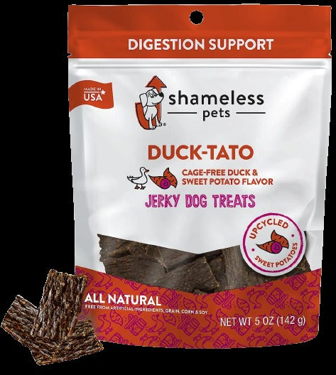 Duck-Tato & Sweet Potato Jerky Dog Treats