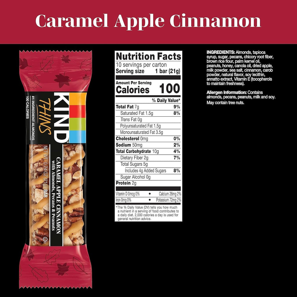 Caramel Apple Cinnamon Bars (10 CT)