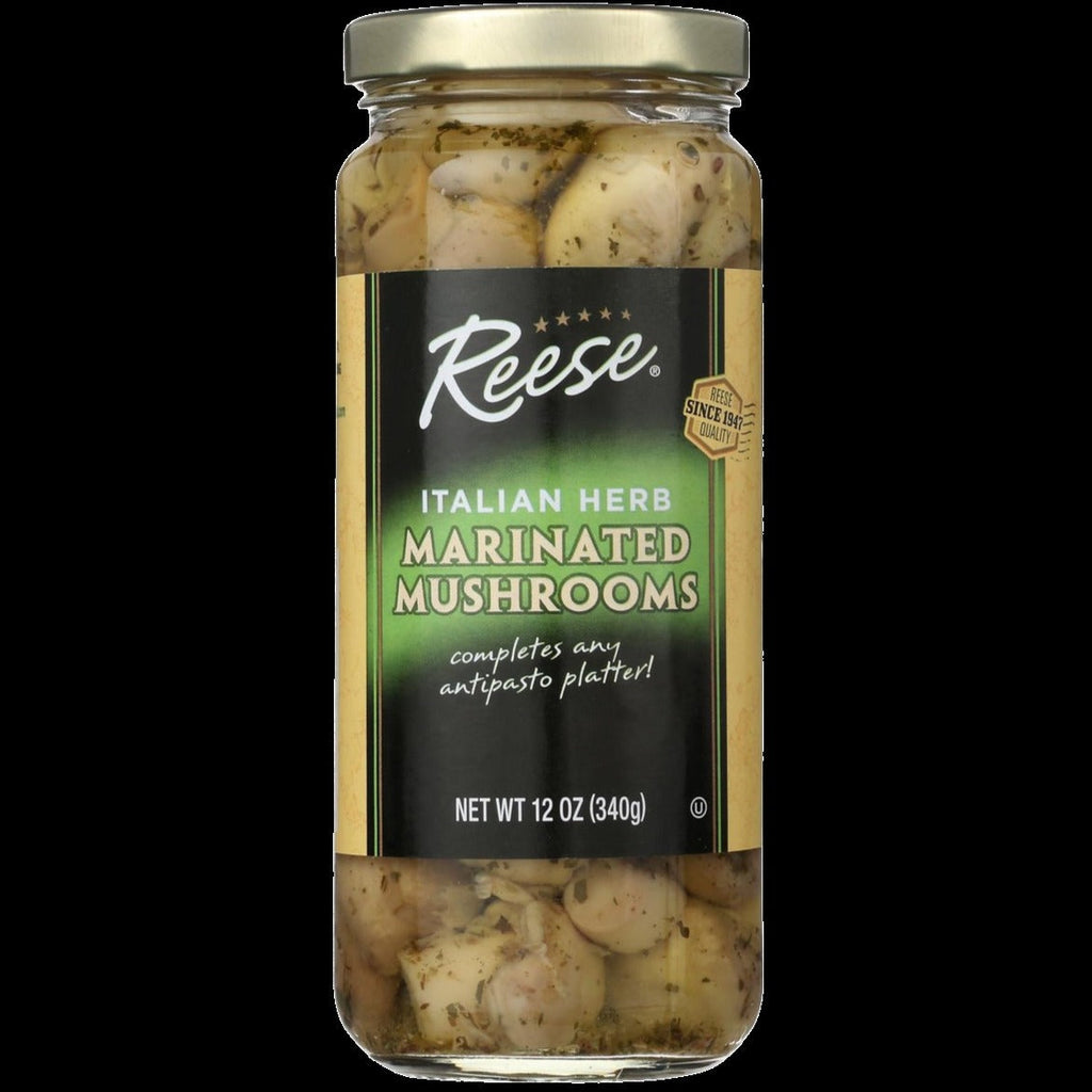 Italian Herb Marinated Mushrooms