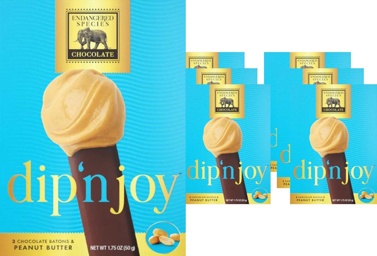 Dip And Joy Dark Chocolate Peanut Butter Stick (6 Pack)