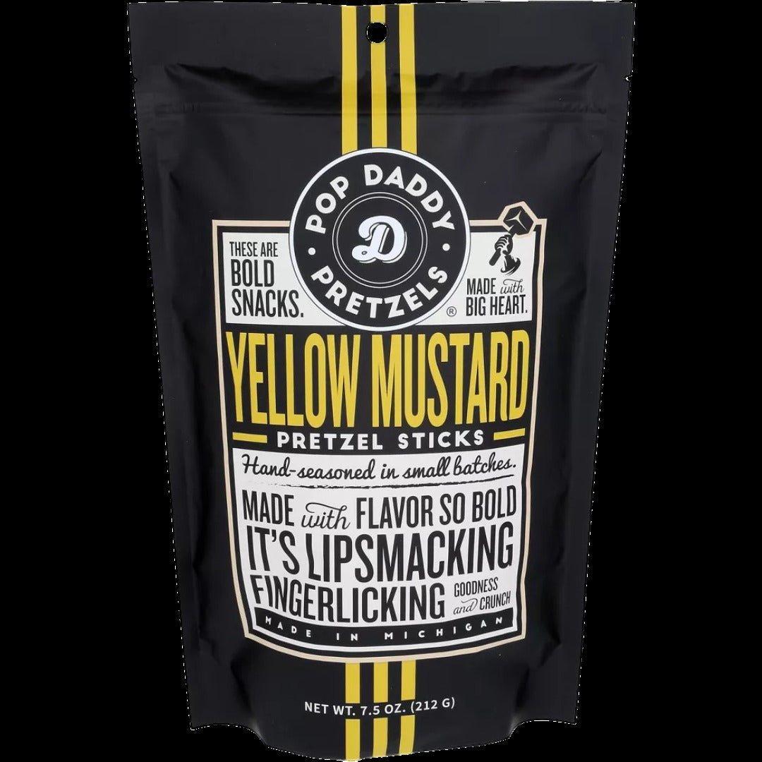 Yellow Mustard Pretzel Sticks