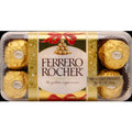 Ferrero Rocher Fine Hazelnut Chocolates - Holiday Gift Box (16 CT)