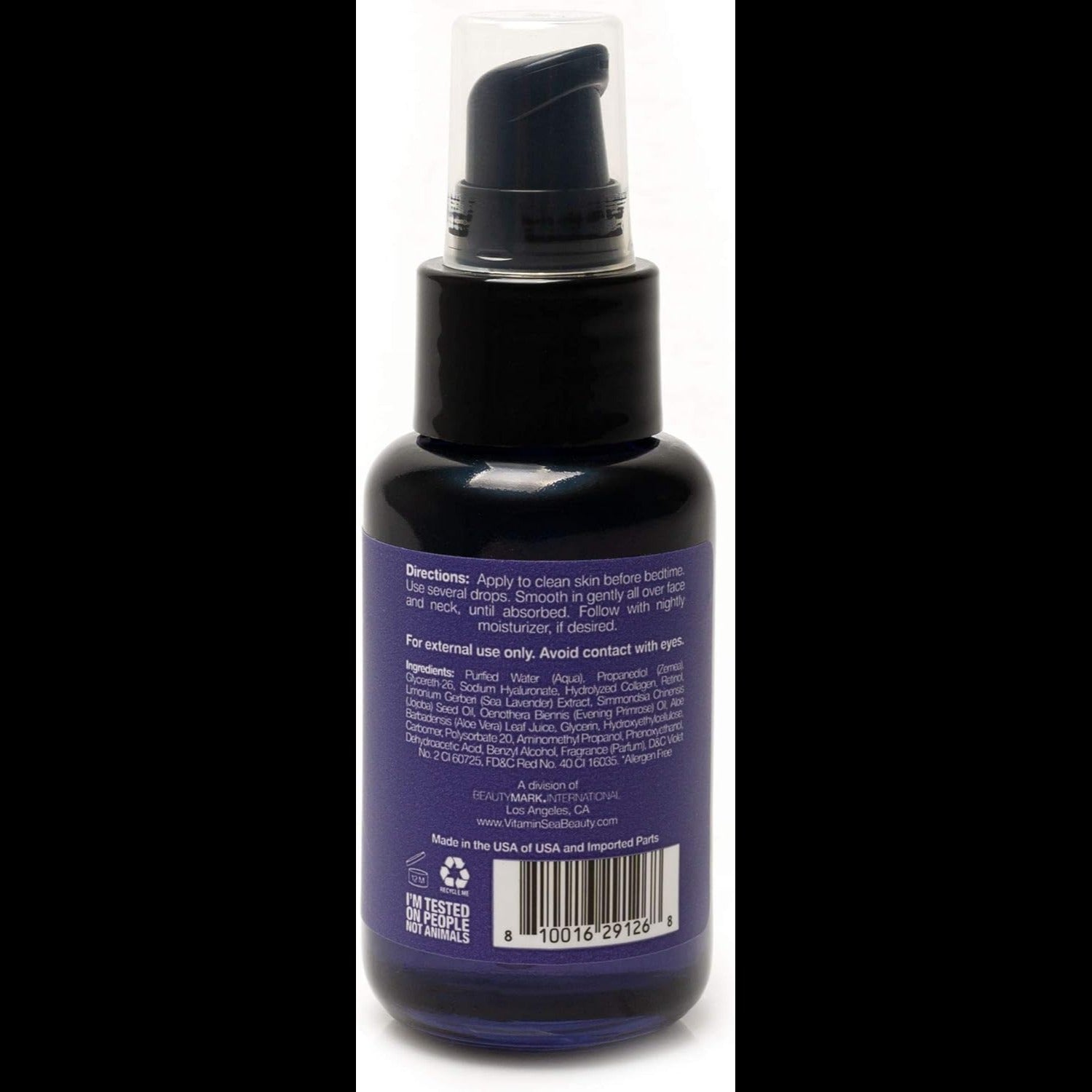 Night Concentrate Facial & Neck Plumping Serum - Sea Lavender