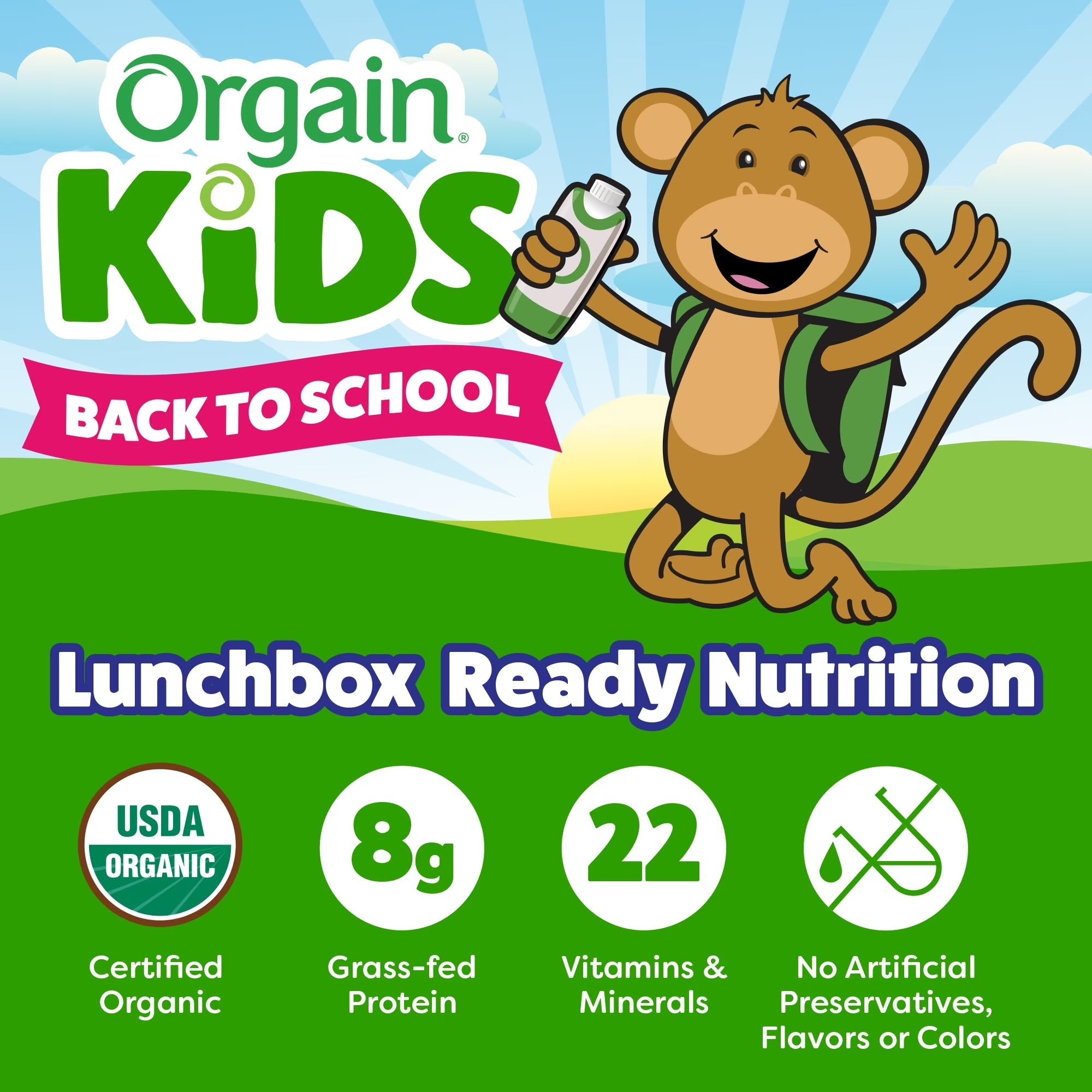 Organic Kids Protein Shake - Vanilla (4 Pack)