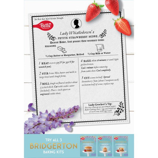 Bridgerton Petite Strawberry Scone Baking Kit