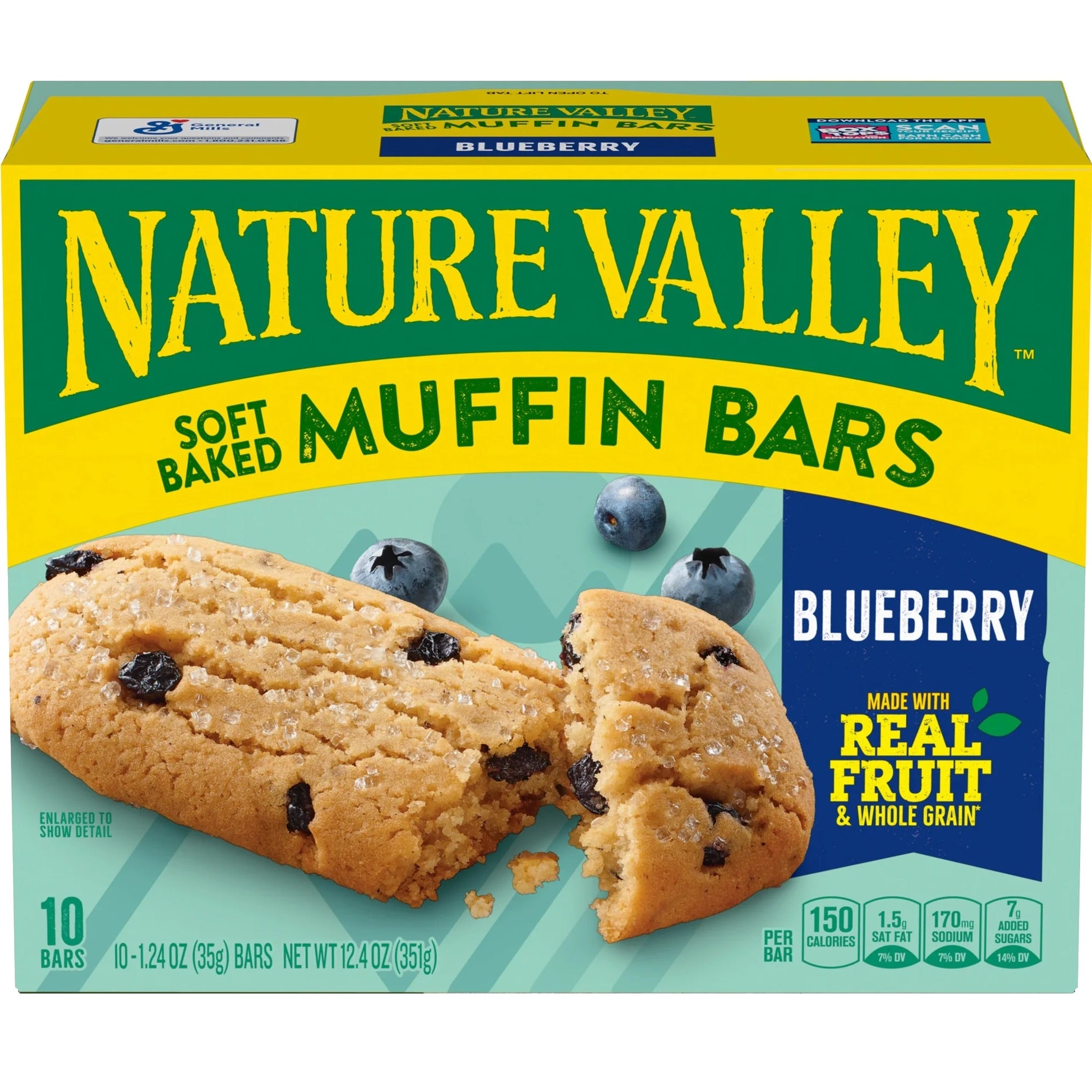 Soft-Baked Muffin Bars - Blueberry (10 CT)