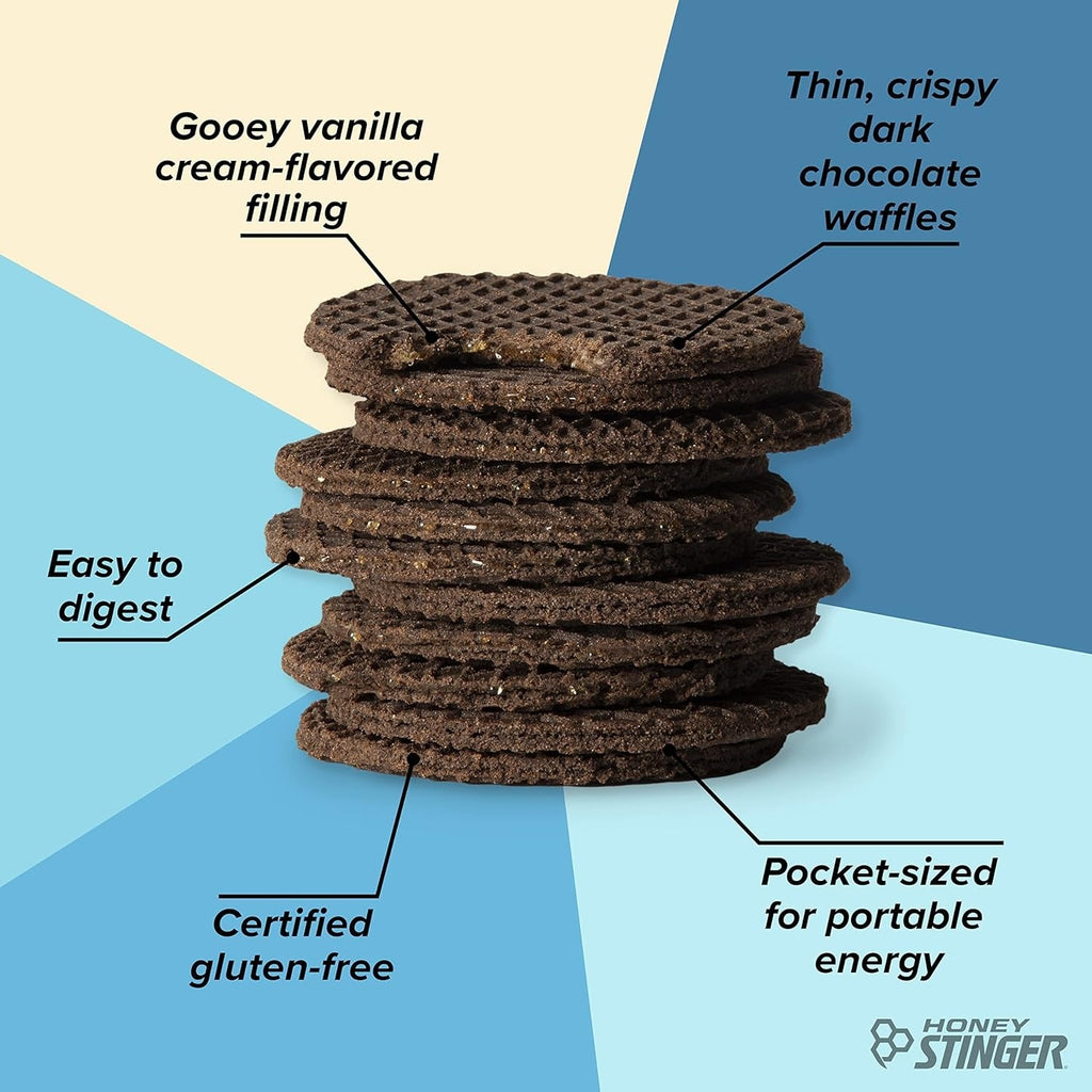 Cookies and Cream Energy Waffle (12 Pack)