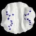 Frida White and Blue Porcelain Decorative Plate