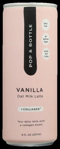 Vanilla Cold Brew Oat Milk Latte + Collagen