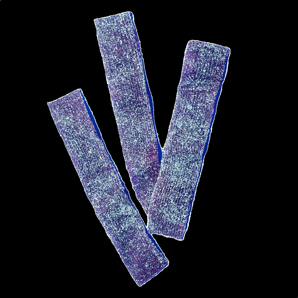 Sour Blue Raspberry Strips