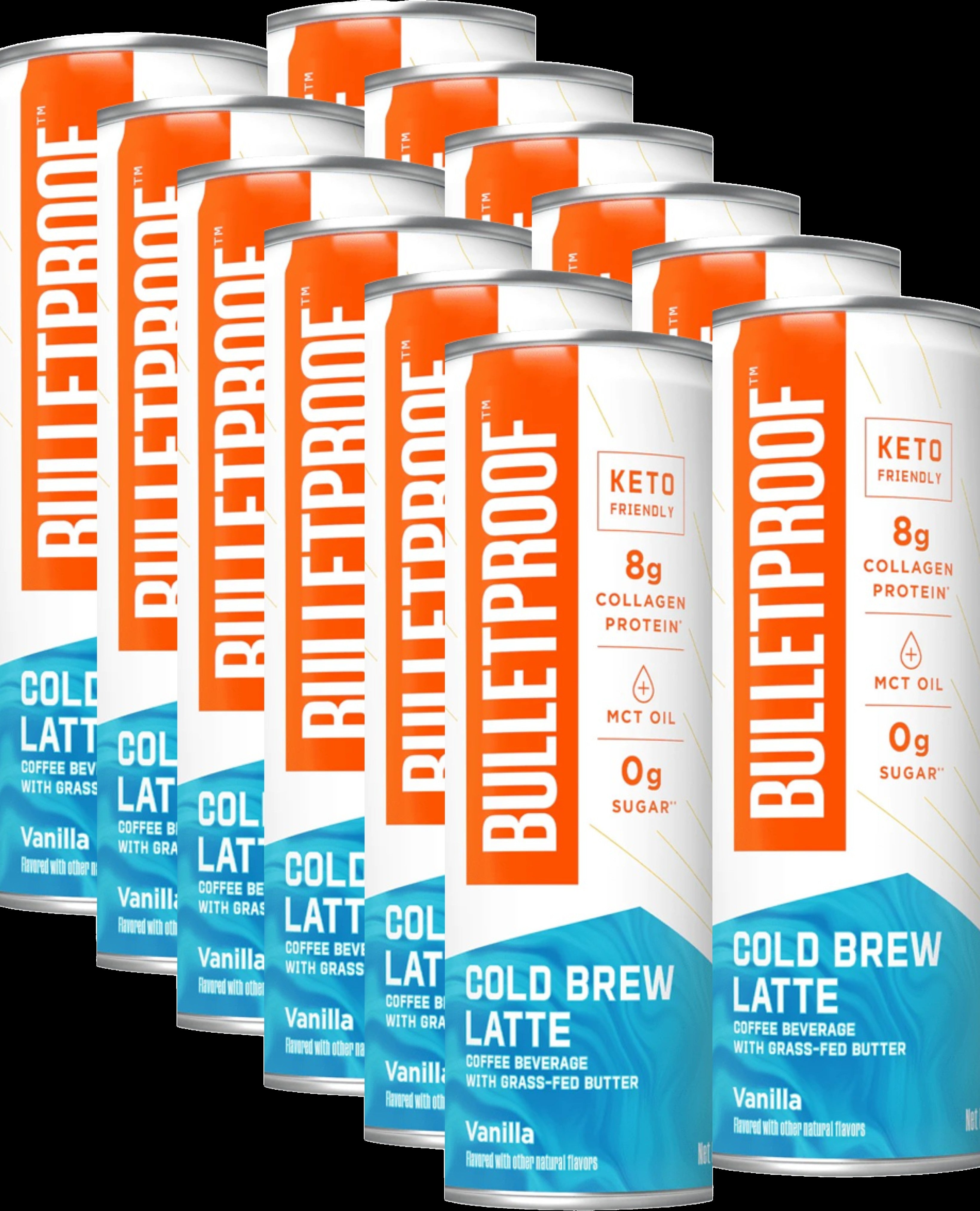 Cold Brew Vanilla Latte Coffee (12 Pack)