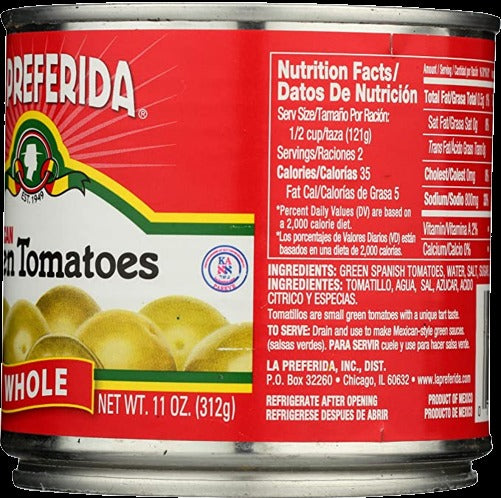 Whole Green Tomatoes