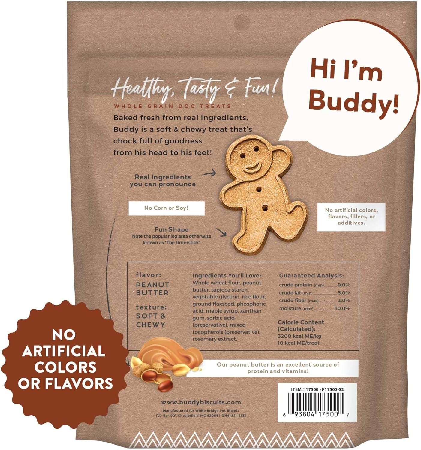 Soft & Chewy Peanut Butter Dog Treats