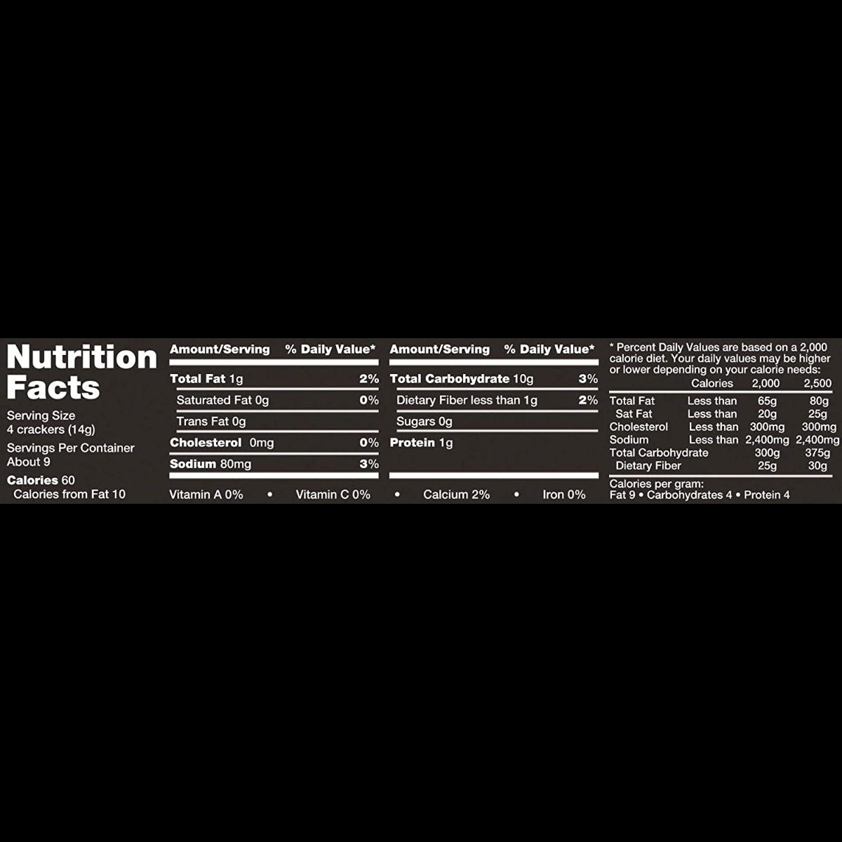Original Table Water Crackers