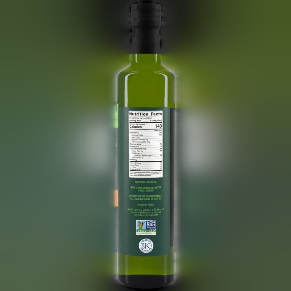 Avocado Oil For High Heat Cooking & Baking
