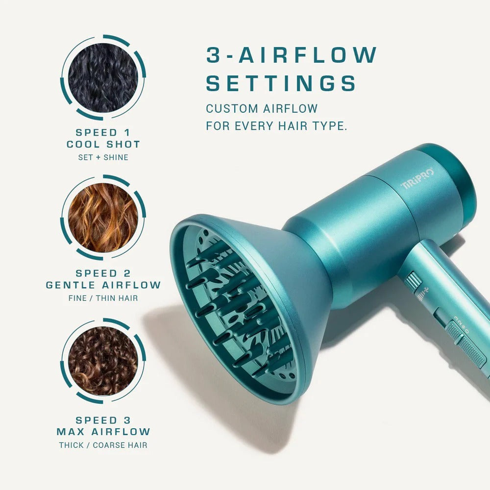 Prisma Pro Dryer With Adjustable Airflow Technology - Turquoise